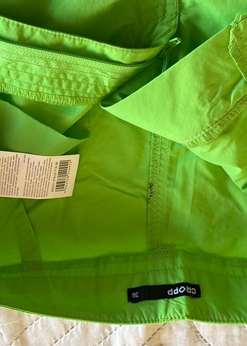 Parlak Yeşil Rahat Kesim Kadın Pantolon - Görsel 4