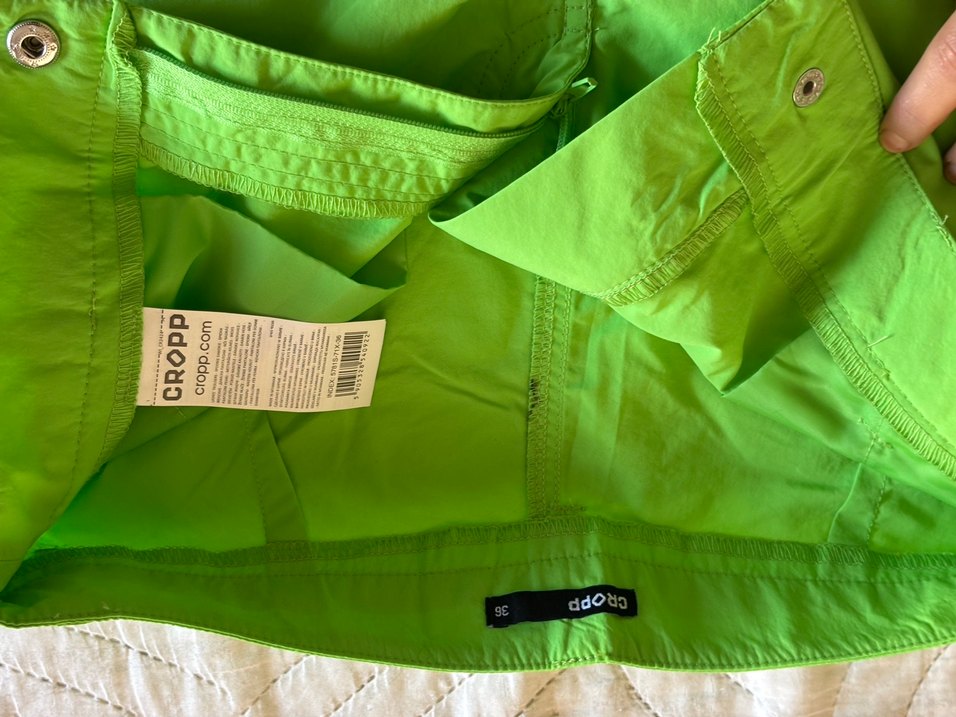 Parlak Yeşil Rahat Kesim Kadın Pantolon - Görsel 4