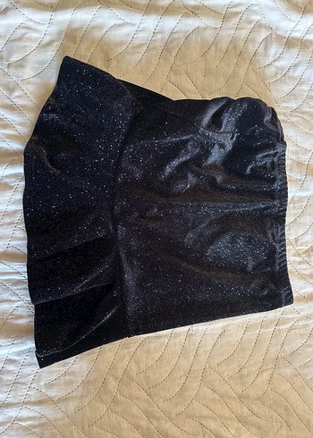 Kız Çocuk Siyah Mini Etek Fırfırlı - Görsel 3