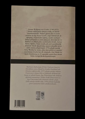 Genç Werther'in Acıları - Johann Wolfgang von Goethe
