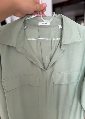 V Yaka Kadın Gömlek - Görsel 5