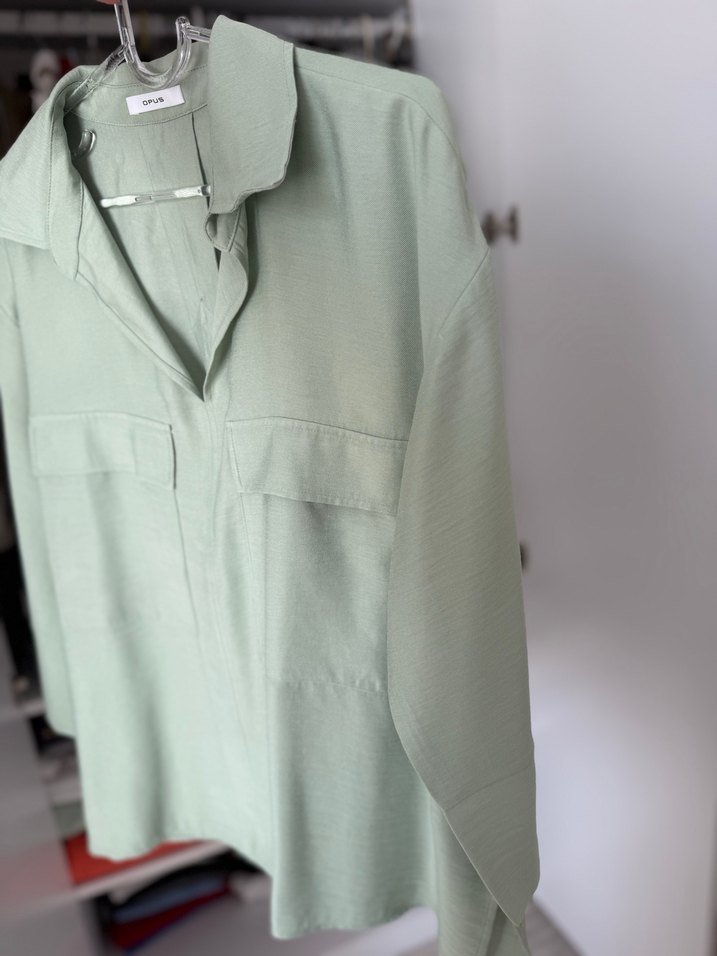 V Yaka  Kadın Gömlek - Görsel 4