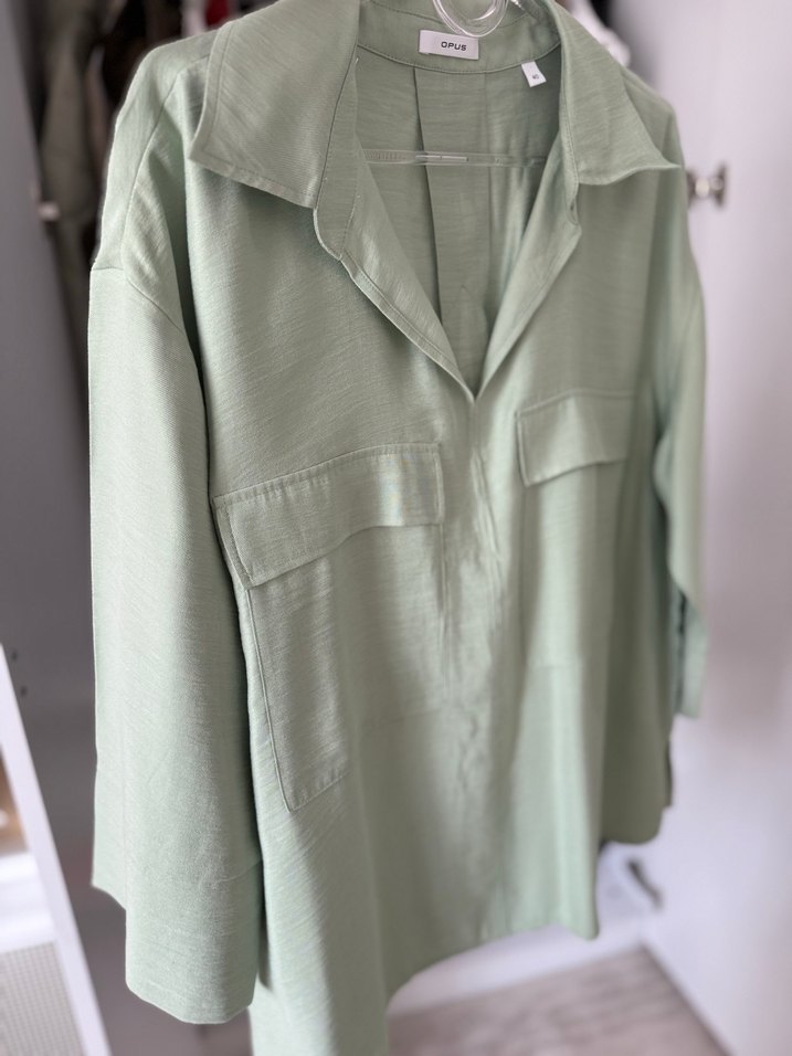 V Yaka  Kadın Gömlek - Görsel 3