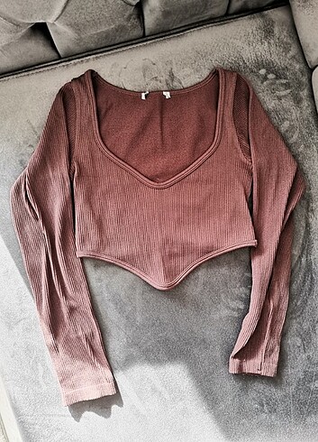 Zara Uzun Kol Crop