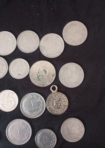 Gri Tonlarında Koleksiyon Para Puzzle - Görsel 3