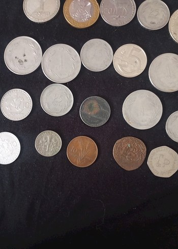 Gri Tonlarında Koleksiyon Para Puzzle - Görsel 4