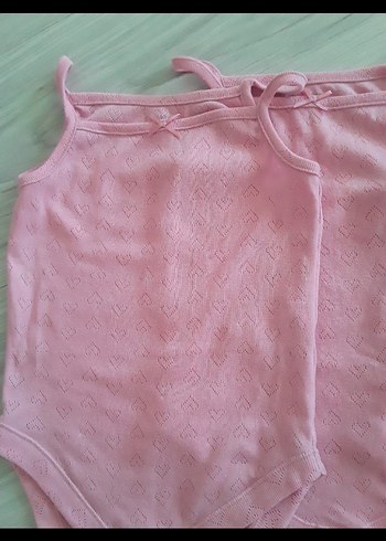 Dantel Detaylı Pembe Bebek Kız Elbise Seti - Görsel 4