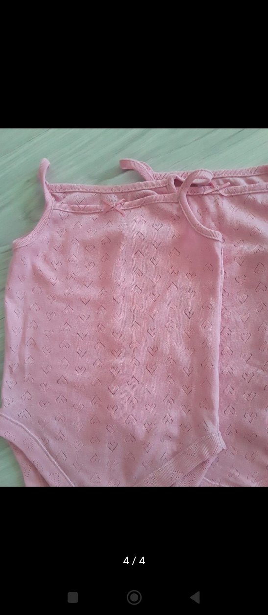 Dantel Detaylı Pembe Bebek Kız Elbise Seti - Görsel 4