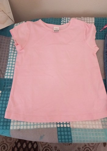 Renkli Batik Desenli Kısa Kollu Bebek Kız Takımı - Görsel 5