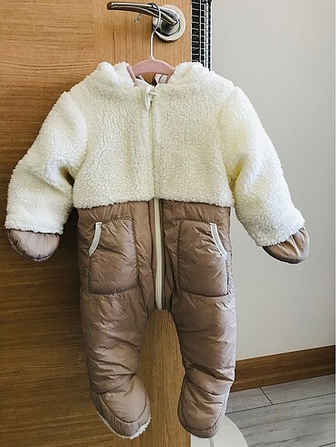 Unisex bebek kışlık tulum