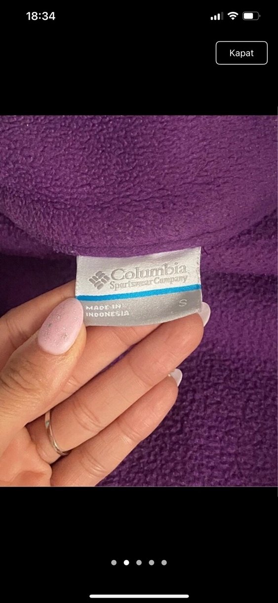 Columbia Mor Fermuarlı Kadın Ceket - Görsel 2