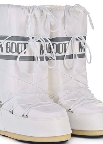 Beyaz Kadın moon  Boot - Görsel 2