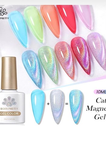 Renkli Kedi Gözü Oje(Hediyelidir) - Görsel 4