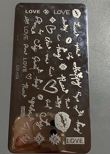 Nail Art Stampa Plakası(HEDİYELİİ) - Görsel 2