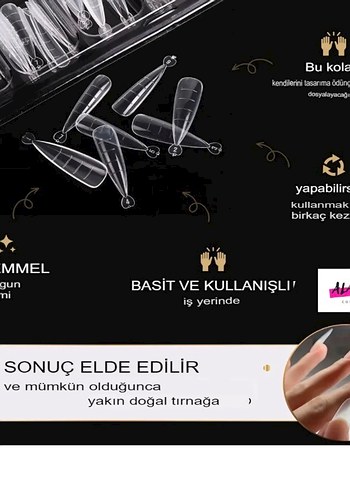 Protez Tırnak Seti(HEDİYELİİ) - Görsel 2