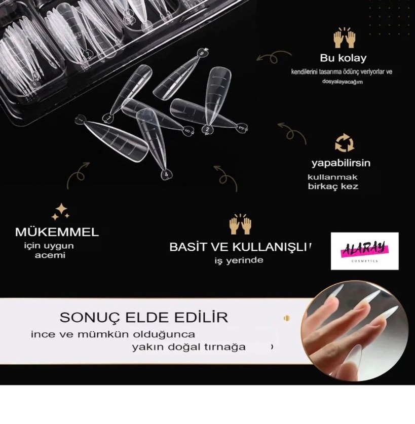 Protez Tırnak Seti(HEDİYELİİ) - Görsel 2