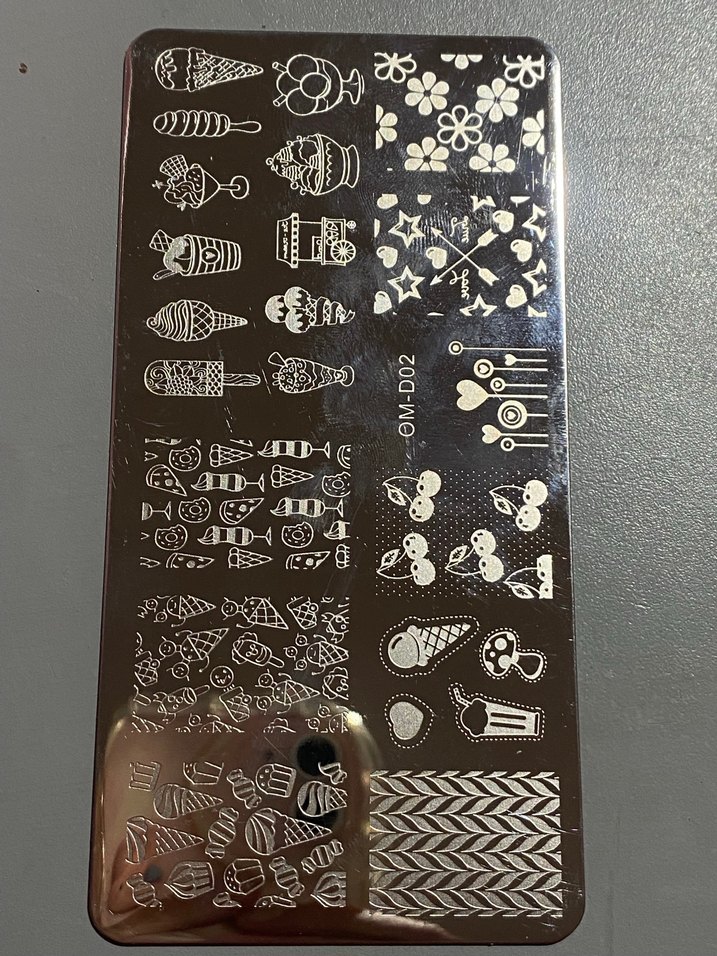 Nail Art Stampa Plakası - Görsel 2