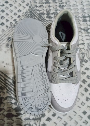 Gri Bağcıklı erkek  Spor Ayakkabı - Görsel 2