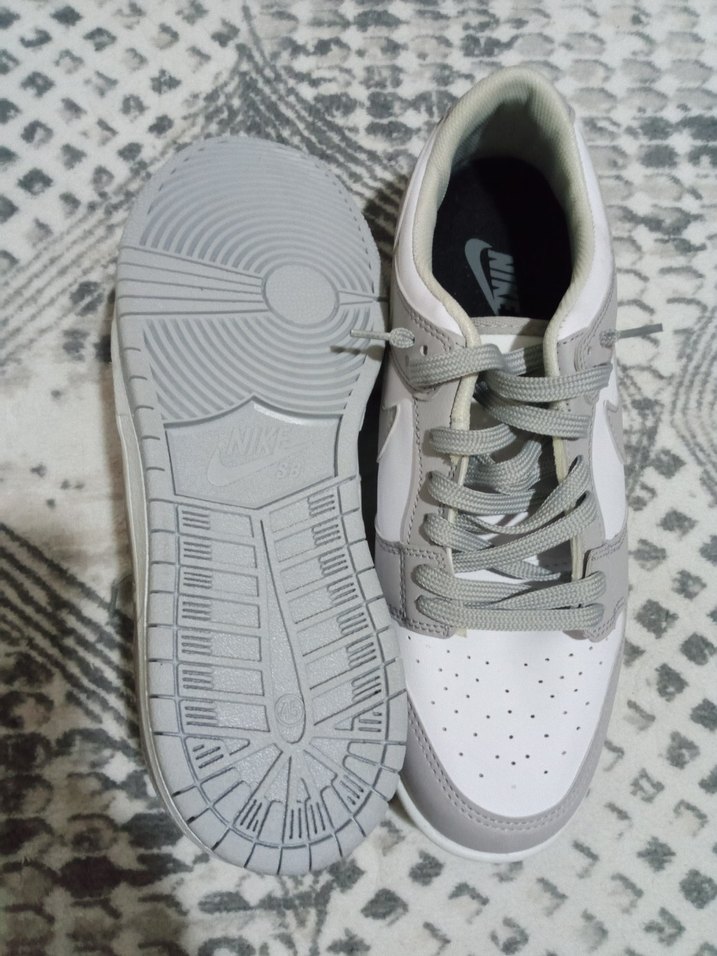 Gri Bağcıklı erkek  Spor Ayakkabı - Görsel 2