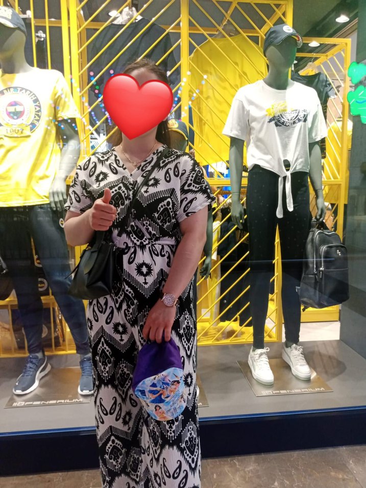 Gri siyah desenli kısa kol tulum - Görsel 2