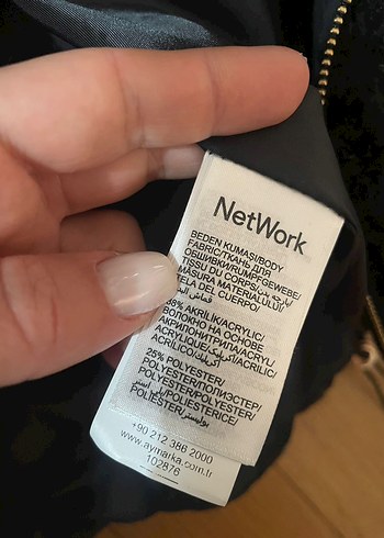 xs Beden Network xs beden Siyah Kürk Detaylı Kışlık Mont