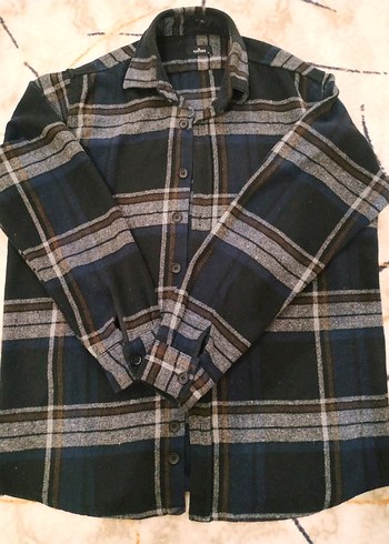 Erkek Siyah Ekoseli Uzun Kollu Gömlek - Görsel 2