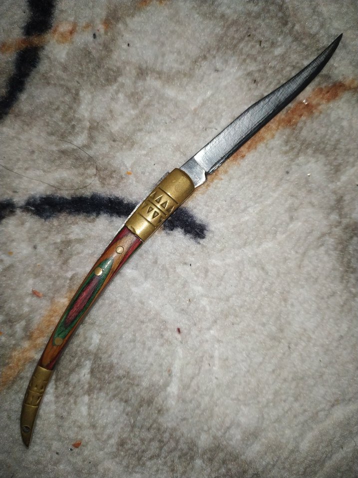 Renkli Saplı Katlanır Bıçak - Görsel 2