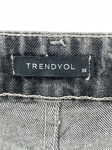 36 Beden gri Renk Trendyol & Milla Jean / Kot %70 İndirimli.