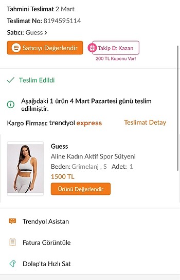 s Beden gri Renk Guess spor takım