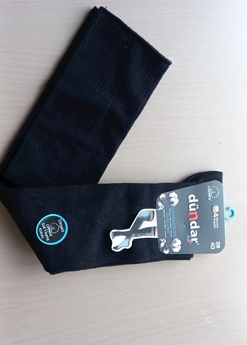 Dündar kadin Siyah diz ustu  Çorap - Görsel 3