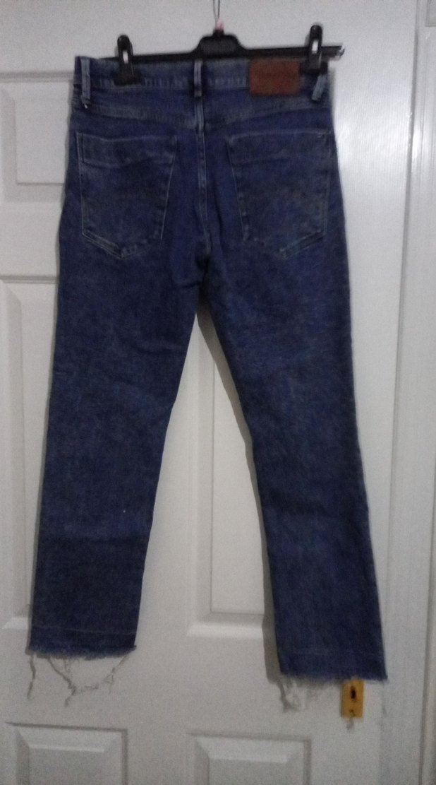 Lacivert kot  Kadın Denim Jean - Görsel 3