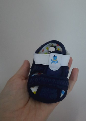 Erkek Çocuk Renkli Velcro Bantlı Terlik - Görsel 2