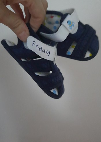 Erkek Çocuk Renkli Velcro Bantlı Terlik - Görsel 5