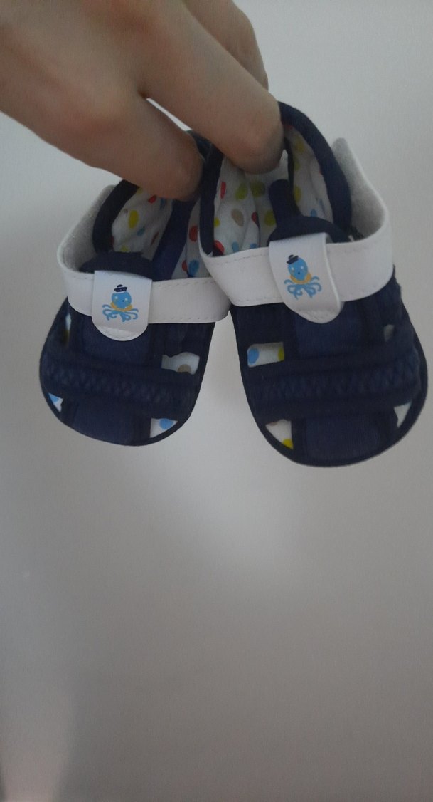 Erkek Çocuk Renkli Velcro Bantlı Terlik - Görsel 4