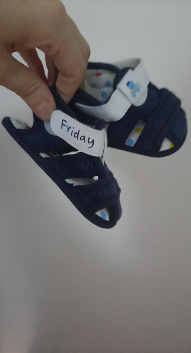 Erkek Çocuk Renkli Velcro Bantlı Terlik - Görsel 5