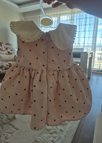 Klasik Pembe Kız Çocuk Elbisesi - Görsel 2