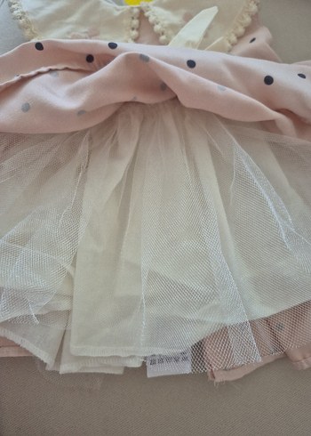 Klasik Pembe Kız Çocuk Elbisesi - Görsel 4