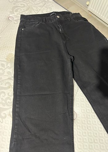 Defacto Siyah Duz Kesim Jean Pantolon