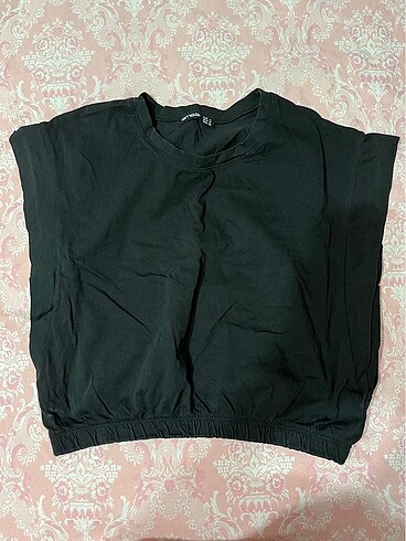 Crop siyah