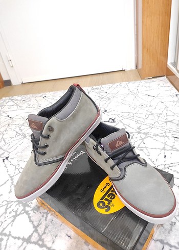Gri Bağcıklı Erkek Sneakers