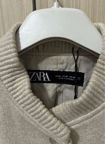 Zara Zara kaşe ceket