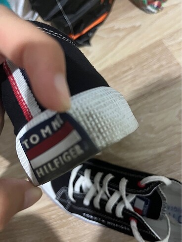 39 Beden siyah Renk Tommy hilfiger converse
