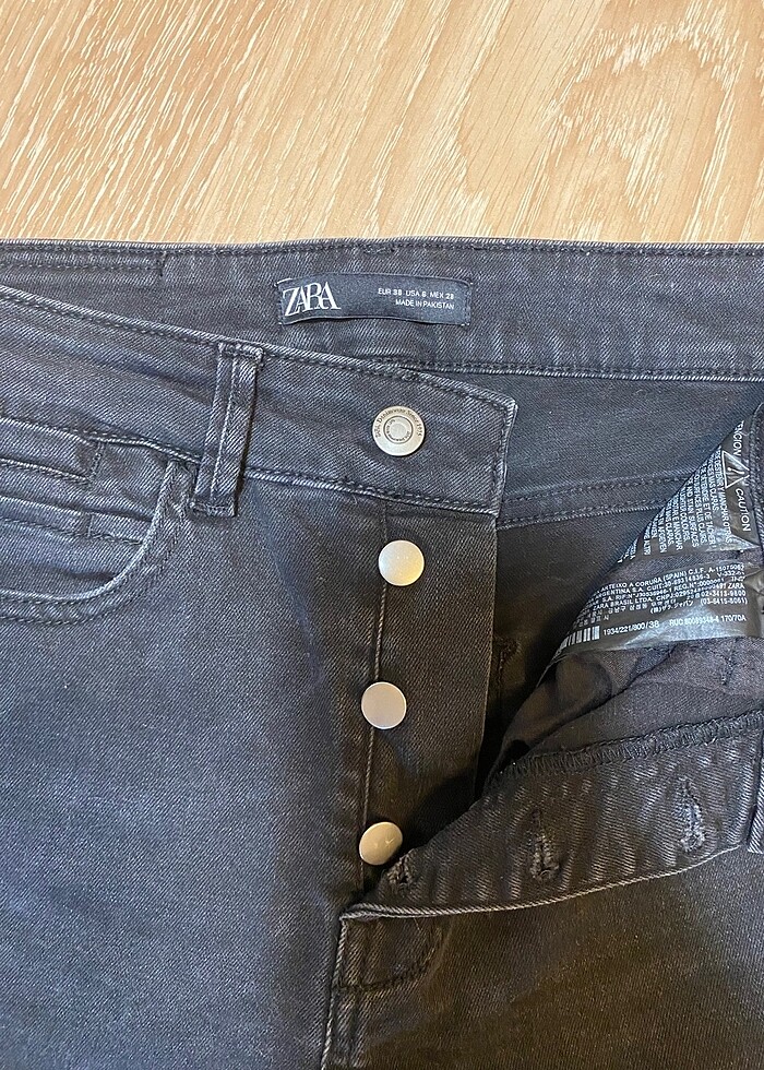 Zara Skinny Siyah Jean - Görsel 2