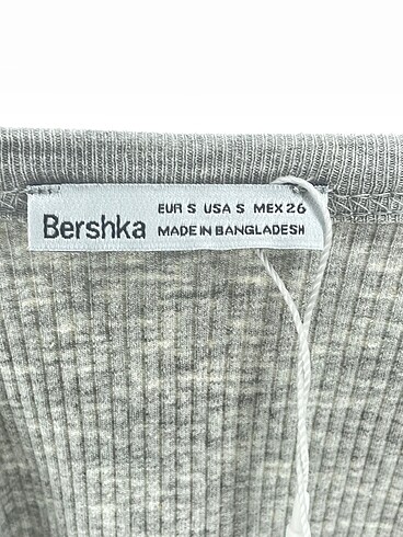 s Beden gri Renk Bershka Mini Üst %70 İndirimli.