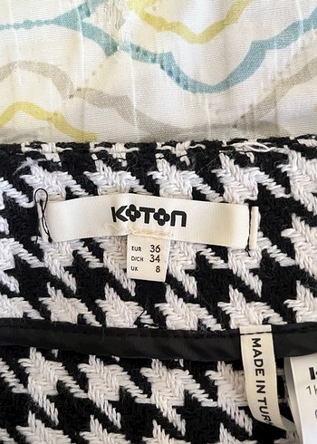 Koton Desenli Fırfırlı  Etek - Görsel 3