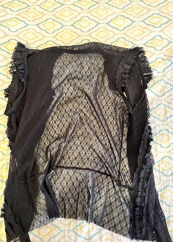 Dantel Detaylı Siyah Gotik Kadın Bluz - Görsel 2