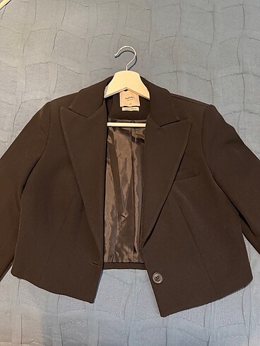 Crop Blazer Ceket