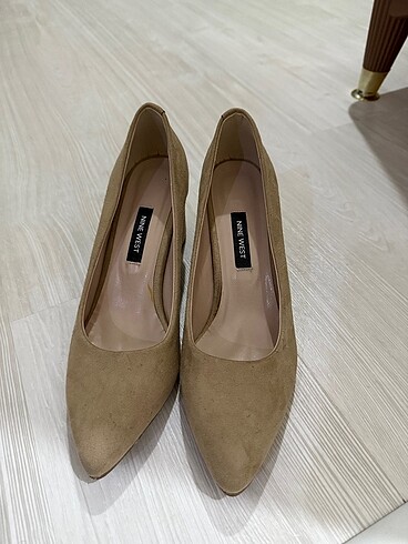 Nine West Bej topuklu ayakkabı