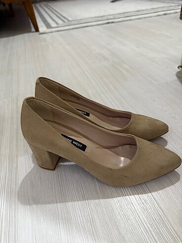 Nine West Nine West Bej topuklu ayakkabı