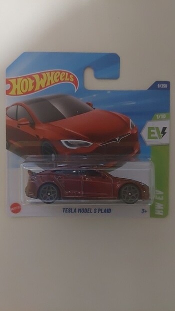 Hotwheels Tesla model S plaid